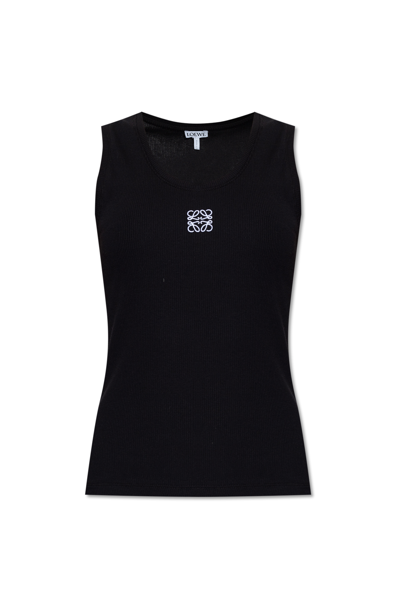 【関税&送料込】Loewe Top Black Crop top with logo Taschen loewe